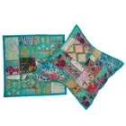 Cotton cushion cover 2 pc 16 X 16 Inch handmade patchwork Decorative Indian Trad