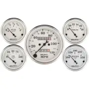 Auto Meter 1601 Old Tyme White 5-Gauge Kit