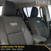 Toyota Landcruiser 76 Series (2x Bucket Seats) Tourer 2x Front Row Seat Covers (In Stock)