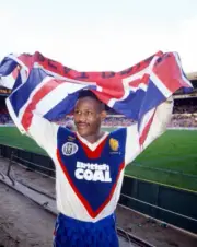 Great Britain captain Ellery Hanley celebrates following their In - Old Photo