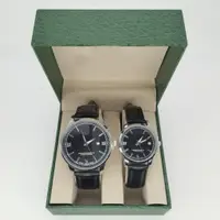 在飛比找蝦皮購物優惠-工廠手錶批發時尚情侶對錶皮帶日曆簡約套裝手錶