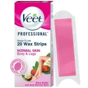 20 Strips Waxing Kit for Normal Skin Gel Wax Hair Removal for Women Bikini FS