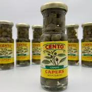 Cento All Natural Capers 3-Ounce Jars x6 - Packed in the USA