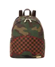 Sprayground - Small Shark Shape Camo Check Ltd Edition Backpack - 910B4320NSZ -