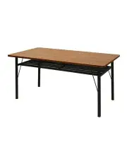 [Levede] Dining Table Storage Shelf 4-6 Seater 150cm in Brown