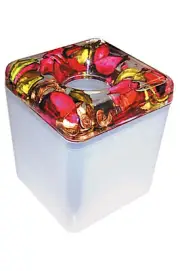 Tissue Box Holder Home Room Car Hotel Rose Decor Cover Paper Napkin Case