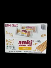 Amki Sensibly Sweet Sesame Thins, 36ct x 1.05oz EXP 05/2026