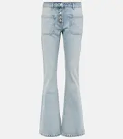 [Courreges] Courrèges Low-rise bootcut jeans AU 12 blue