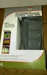Tork 803B 3-Outlet Mechanical Outdoor Stake Timer