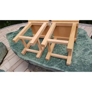 安安台灣檜木-高級台灣檜木浴室防滑椅-30/40cm高