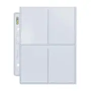 Ultra Pro: UP81425 4-Pocket Page for Mini 2-Ring Albums