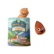Fringe Studio Plush Burrow Interactive Dog Toy - Waggin‚Äô Tails Trail Mix