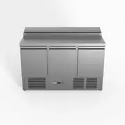 FED-X Three Door Salad Prep Fridge - Salad Bar Fridges (XGNS1300D) - XGNS1300D