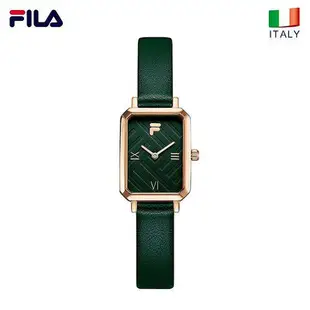 FILA斐樂手錶官方正品新款時尚簡約復古方形女士防水石英腕錶6155