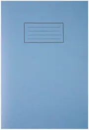 A4 EXERCISE BOOK, 80 PAGES, BLUE, PRODUCT RANGE LINED FOR SILVINE