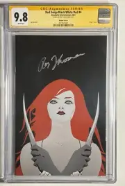 Red Sonja Black White Red #4 CGC SS 9.8 signed ROY THOMAS, Cover Jae Lee, Virgin
