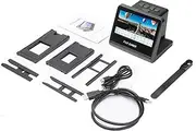 22MP Digital Film Scanner, Photo Scanner with 5inch LCD Screen, Fast Scanning, Converts 135 126KPK 110 to High Resolution JPEG Photo, 16GB Memory