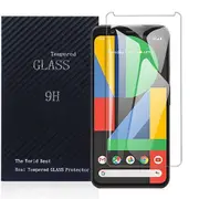 [1 PACK] Google Pixel 4 Full Coverage Tempered Glass Screen Protector Guard (Clear) - Case Friendly