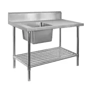 Modular Systems Single Left Sink Bench With Pot Undershelf SSB7-1800L/A - SSB7-1800L/A