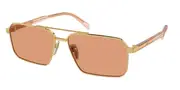 Prada PR A57S 5AK07V Men's Sunglasses Gold Size 58