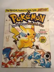 Pokemon Special Edition Red Blue Yellow Strategy Guide Nintendo Power w Stickers