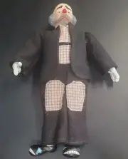JOINER EMMETT KELLY CLOWN HOBO DOLL LIMITED EDITION PORCELAIN 20 INCHES