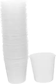 ifundom 50Pcs Clear Nursery Pots with Drainage Transparent Plant Containers for Succulents Orchids Small Plants for Propagation Transition