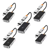 5 PACK Wireless Carplay Adapter for Apple Android Auto, Compact, Fast Connection
