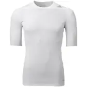 adidas TechFit 14 Compression SS ClimaLite Soccer Underlayer - White 2XL