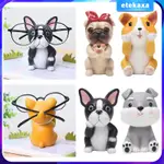 CUTE DOG GLASSES HOLDER STAND RESIN EYEGLASS RETAINERS SPECT