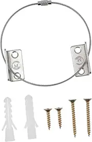 ibasenice Child Proofing Furniture Anchor Tip Furniture Anchor Shake Connector Metal Bracket 6 Sets Kit