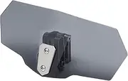 Wind Deflector Screen Universal Motorcycle Windshield Extension Adjustable Clip-On Windscreen Extender Spoiler Air Windshield Deflector Compatible Windscreens & Parts (Color : Light Gray)