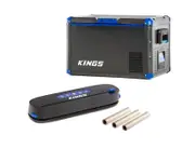 Kings 60L Stayzcool Portable Fridge Freezer Cooler + Vacuum Sealer + Rolls 3Pack