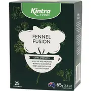 Kintra Foods Herbal Tea Bags Fennel Fusion 25 Pack