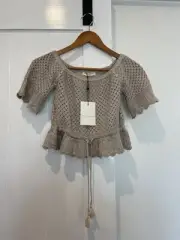 spell and the gypsy collective Atlantic crotchet top S