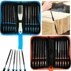 13Pcs Small File Set with Cleaning Brush Premium Mini Metal Diamond Needle KoAoG