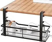 Under Desk Cable Tray,Cable Management Tray | Cord Organizer Extended Wire Storage Basket Space-Saving for Earphones Electronics Workplace Bathroom Bedroom Living Room