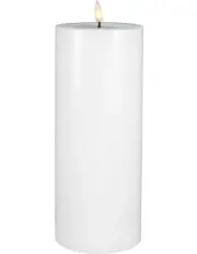 [Maxwell & Williams] Let's Get Lit LED Flameless Wax Pillar Candle 10x25cm Gift Boxed in Natural
