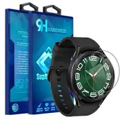 (3 Pcs) Samsung Galaxy Watch 6 Classic 43mm Classic Screen Protector Tempered Glass Guard