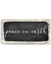 Ready2HangArt Peace on Earth I Canvas Wall Art by Olivia Rose
