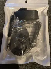 Dog training whistle with clicker Black