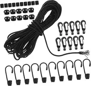 1 Set Outdoor Elastic Cord Hooks Camping Supplies Boating Kayak Tie Down Straps
