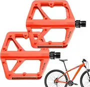 Bike Pedals, Mountain Bike Pedal, Non-Slip Reflective Replacement Equipment Stepper, Ideal for Cycling, Seniors, Cardio, Indoor Gym, Outdoor Workout, Training and Exercise Use