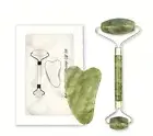 Jade Roller And Gua Sha Tools- Skin Care And Facial Massage Tools-Gift Set