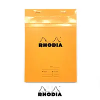 在飛比找蝦皮購物優惠-=小品雅集=法國 RHODIA N°16 橘色上翻筆記本14