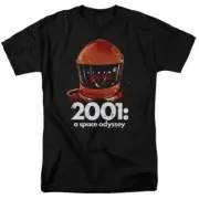 2001 A Space Odyssey Space Travel T Shirt Mens Licensed Classic TV Show Black