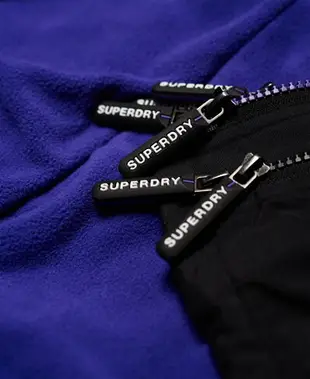 Superdry 極度乾燥 Pop Zip Hood Arctic Windcheater 連帽 風衣外套 女(黑/紫)