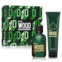 在飛比找博客來優惠-DSQUARED2 GREEN WOOD 心動綠男性淡香水禮