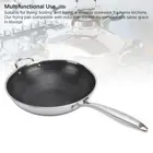 JY Wok Pan 304 Stainless Steel Stir Fry Wok Round Non Stick Honeycomb Skillet