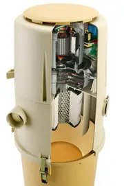 ORIGINAL DUCTED VACUUM CLEANER MOTOR AMETEK FOR ELECTRON EVS 3505